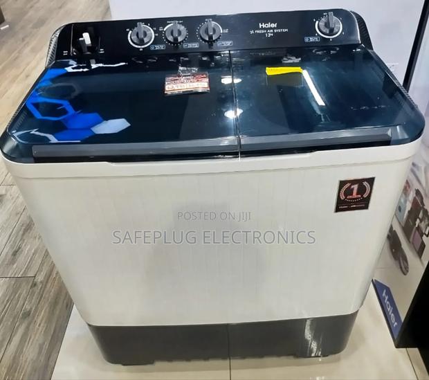 Semi-Automatic Top Load - Haier Washing Machine, Twin-Tub 13kgs