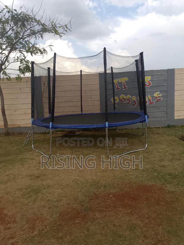 Durable 12ft Trampoline – Perfect for Backyard - main view