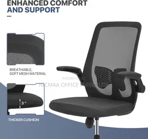 Ergonomic Mesh Office Chair With Flipable Armrest