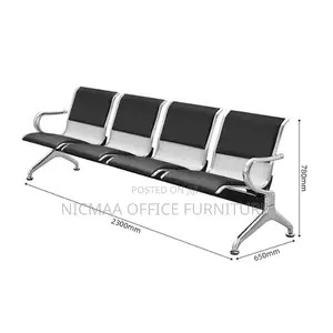 Executive 4-Seater Office Bench