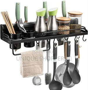 Aluminium Kitchen Floating Shelf Organizer Le