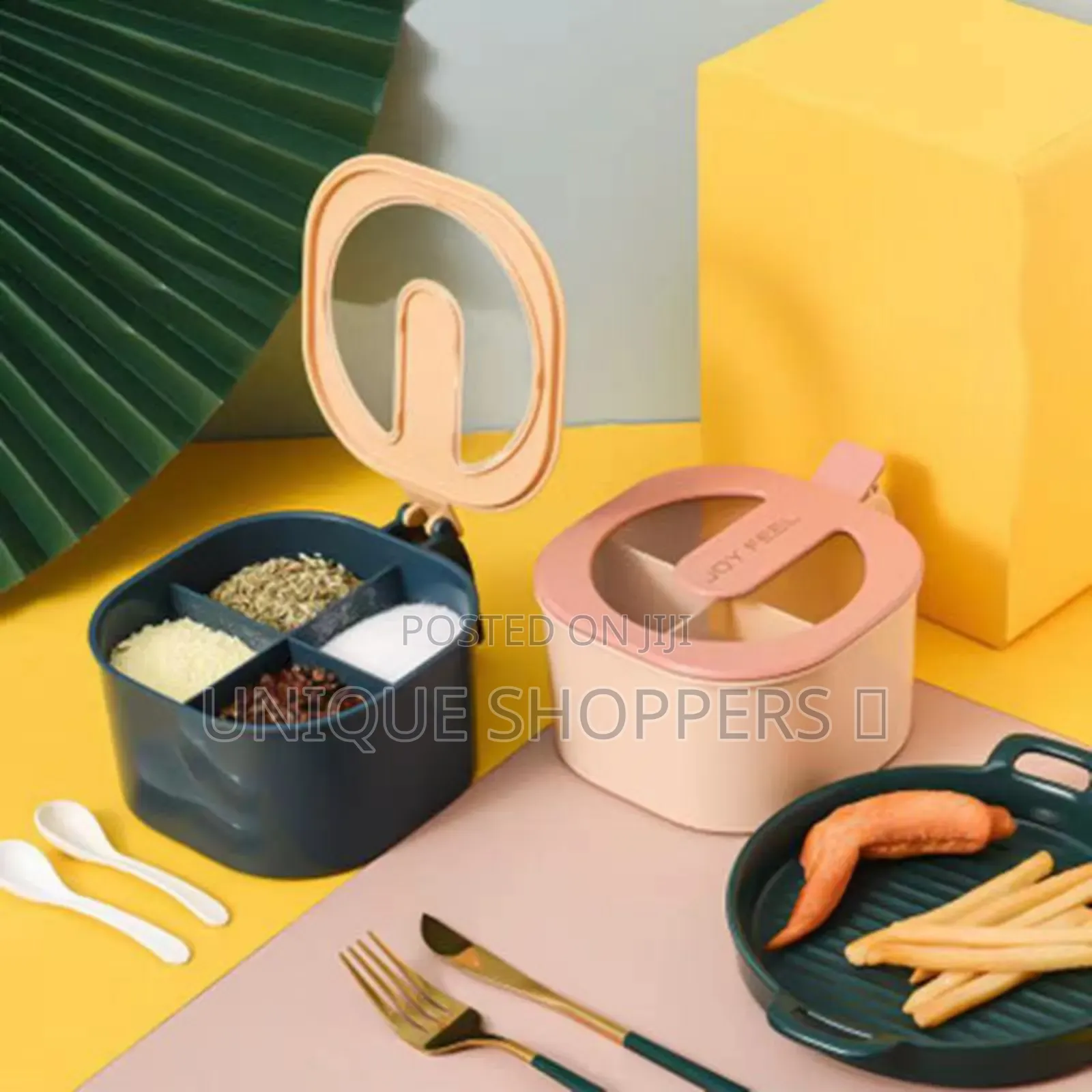 *4 Partition Spice Organizer Jar *
