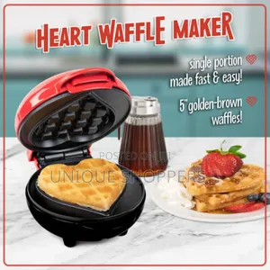 Love Shape 5 Inch Mini Waffle Maker