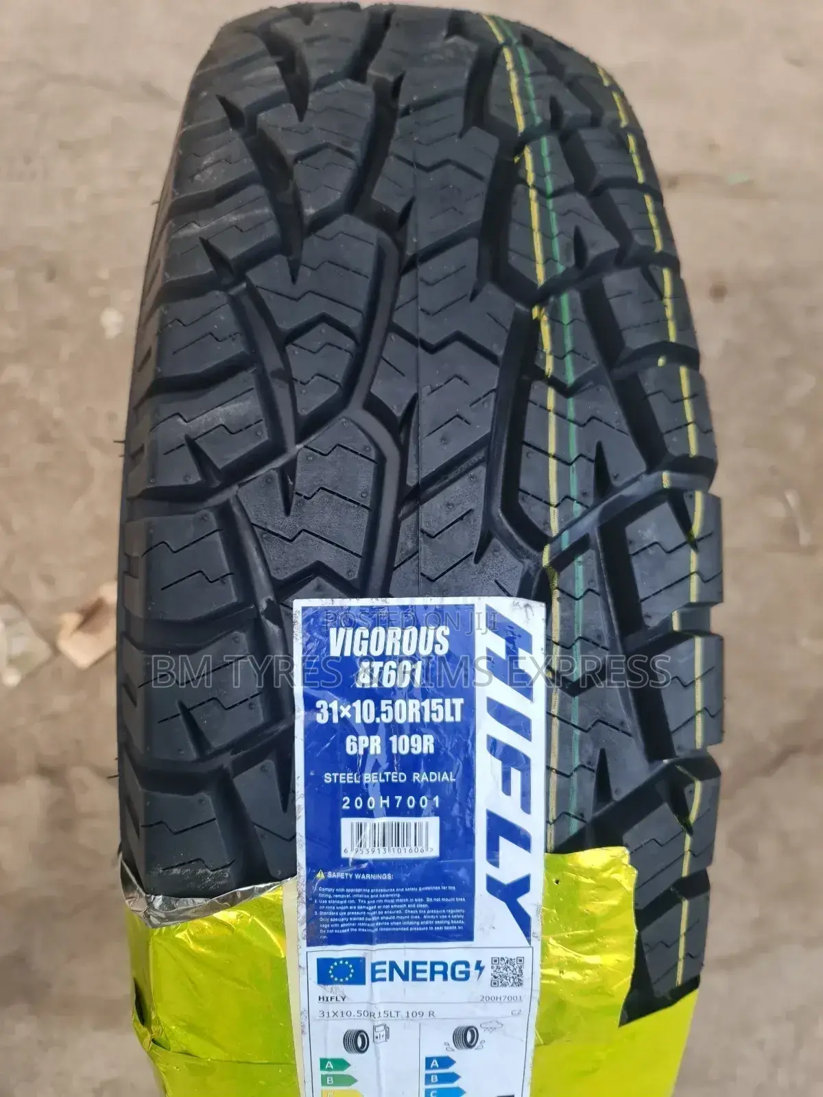 31x10.50r15 Hifly Tyres (All Terrrain)