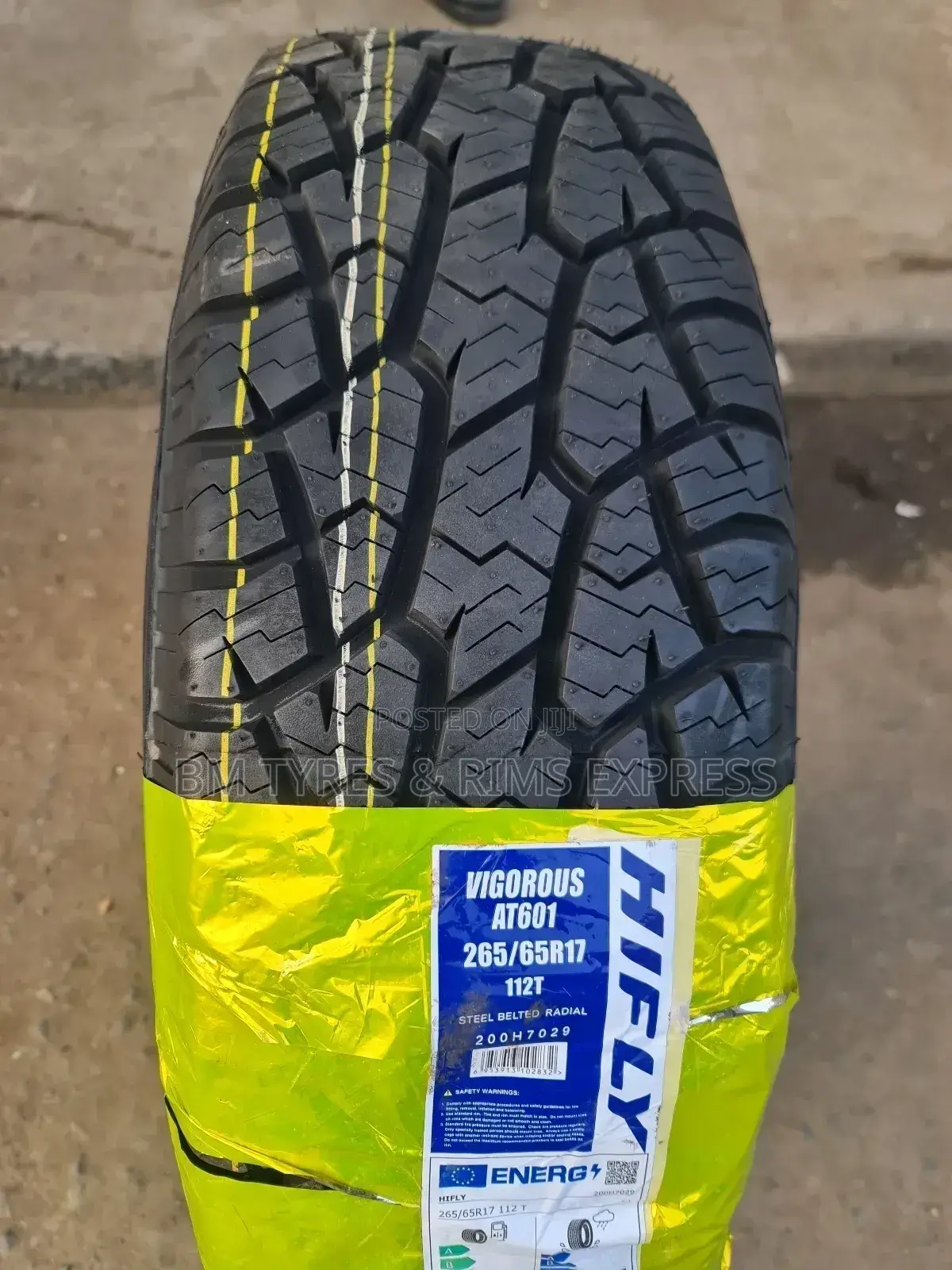 265 /65 R17 Hifly Tyres (All Terrrain)