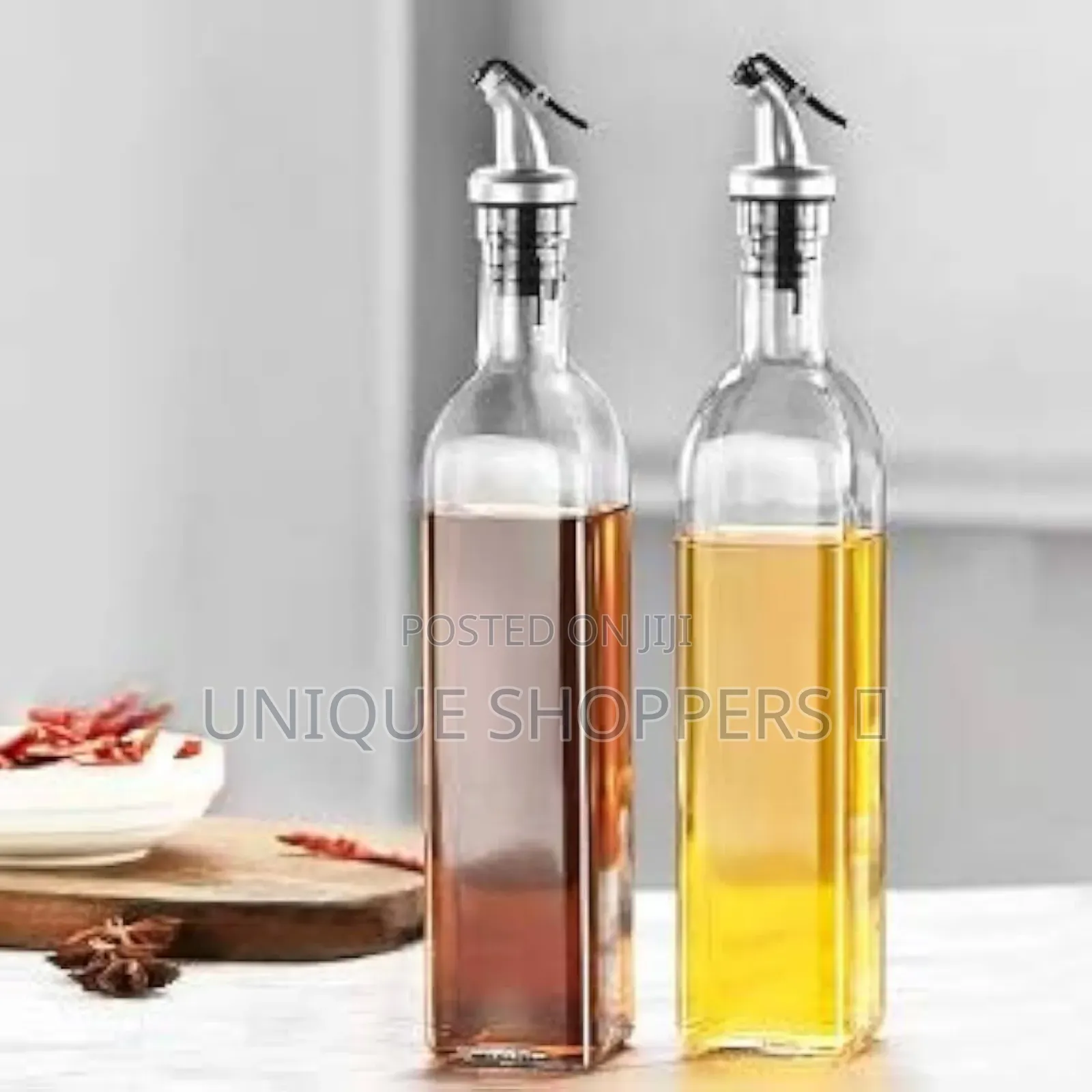 High Quality 2-in-1 Glass Oil Dispenser (2pcs