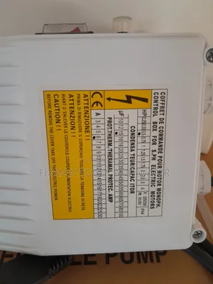 Control Box 0.5, 1,2 Hp For Submersible Water Pumps