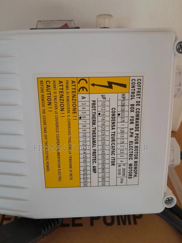 Control Box 0.5, 1,2 Hp For Submersible Water Pumps - thumbnail 2