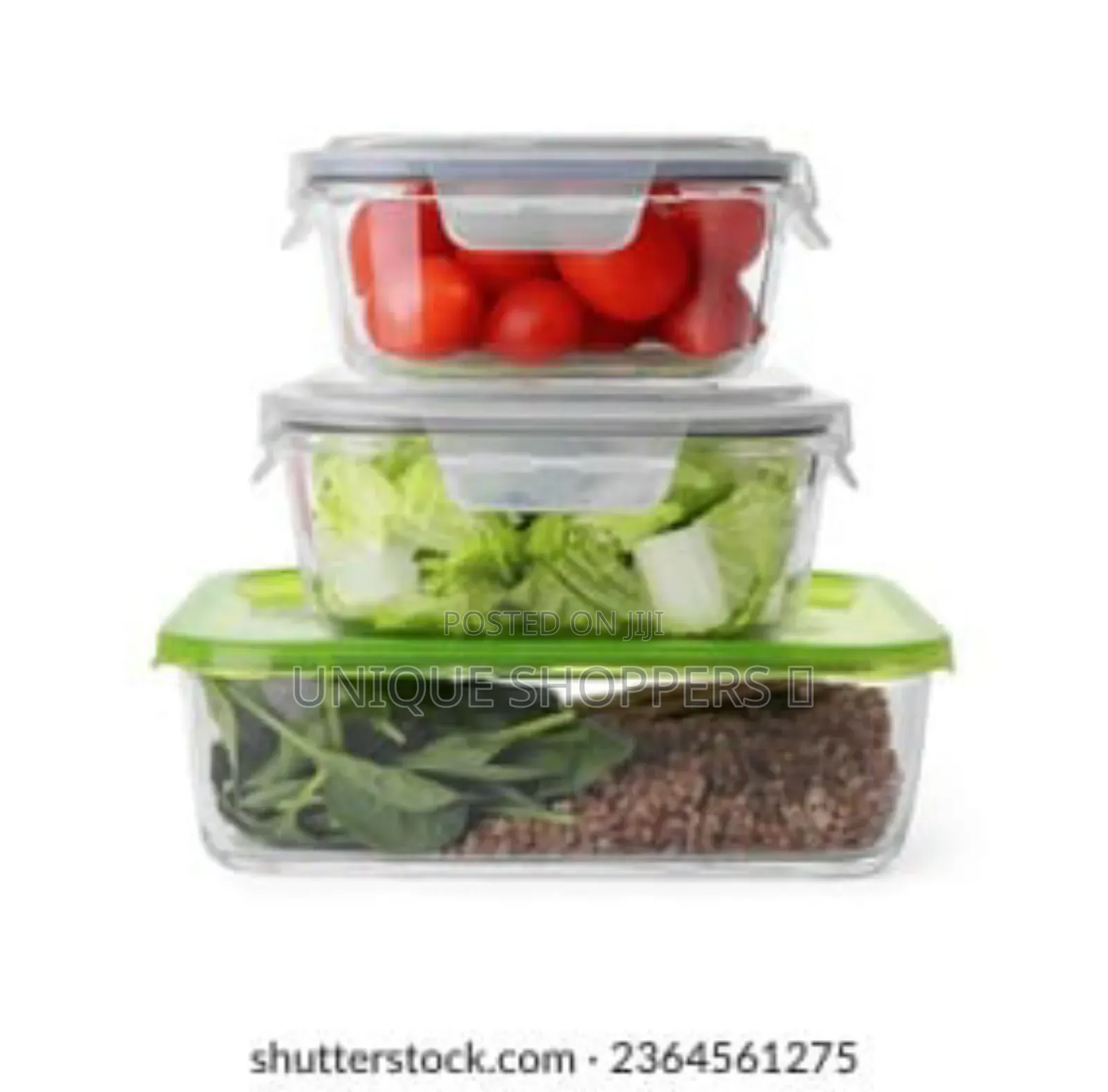 3in1 Glass Preservation Bowls With Air Tight Silicon Covers