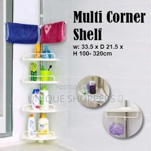 Bathroom 17kg 320cm Adjustable Height Ground to Ceiling