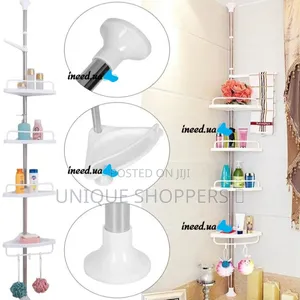 Bathroom 17kg 320cm Adjustable Height Ground to Ceiling