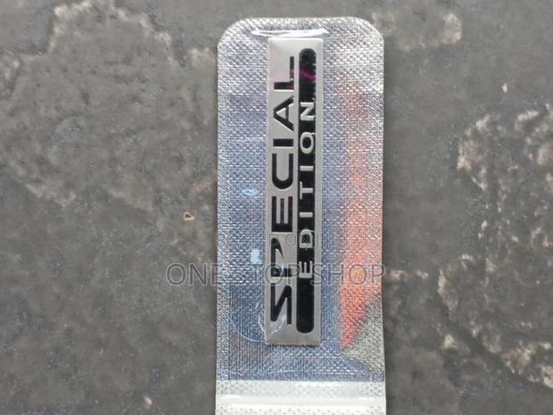 Special Edition Plate Decal Sport Badge