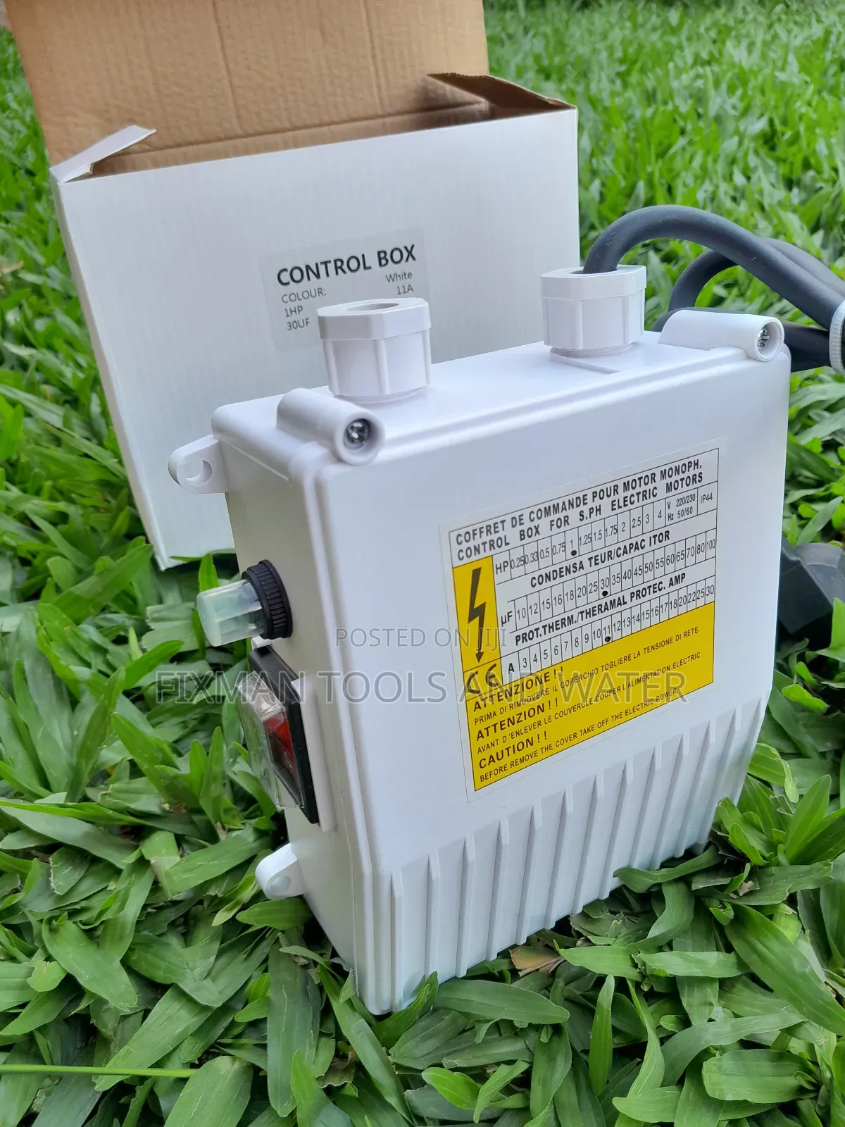 Calibrated Control Box Switch 1 And 2 Hp Pumps