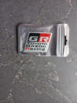 Short Plate Gr Toyota Gazoo Racing Plate Badge