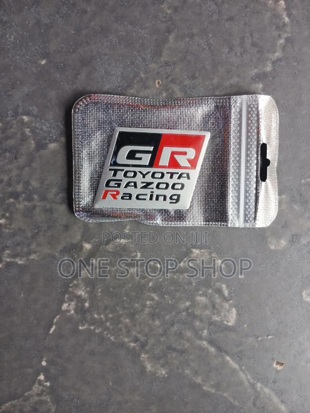 Short Plate Gr Toyota Gazoo Racing Plate Badge