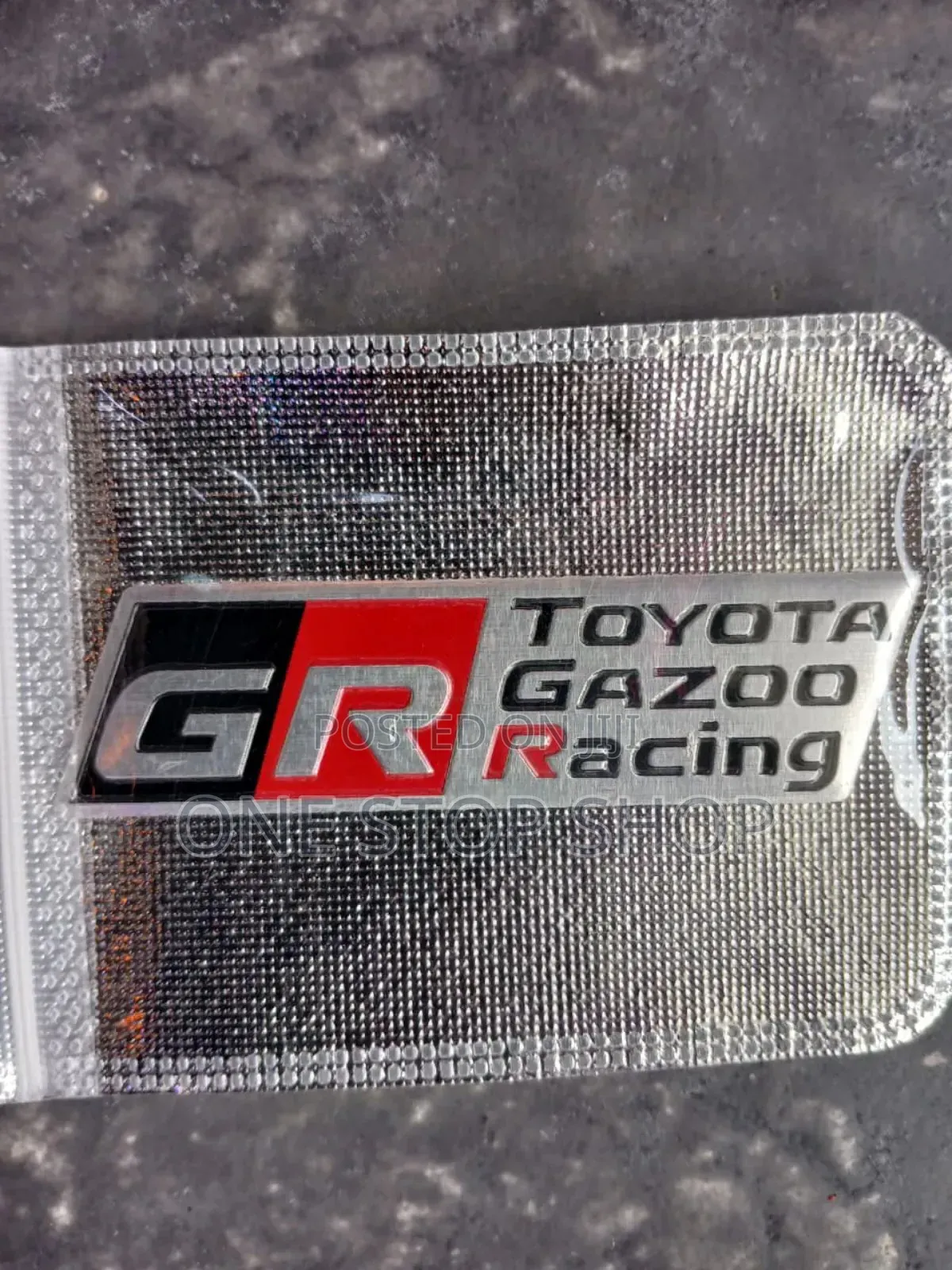 Long Plate Gr Gazoo Racing Boot Badge