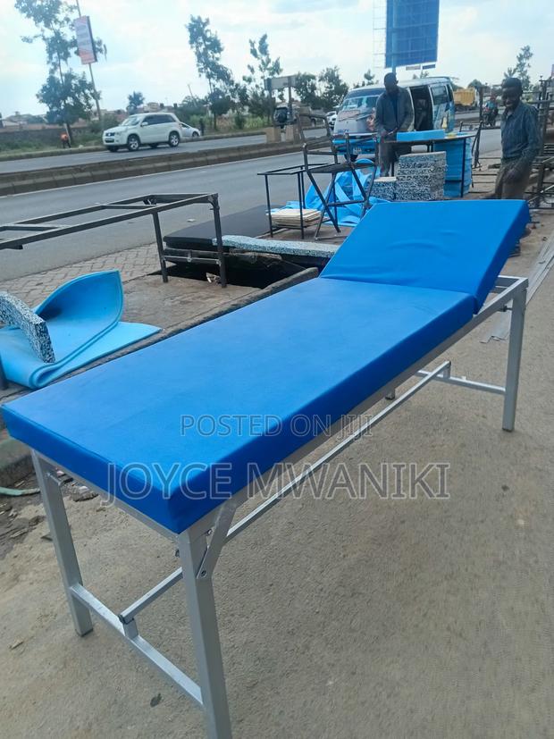Hospital Examination Bed, Blue 
