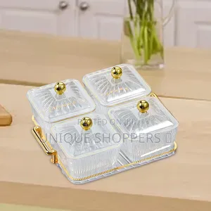 Acrylic Tray + 4pcs 300ml Candy Storage Boxes