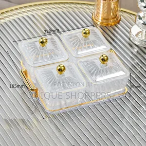 Acrylic Tray + 4pcs 300ml Candy Storage Boxes