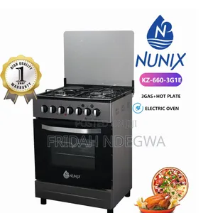 Nunix 60×60 3+1 Freestanding Cooker With Electric Oven