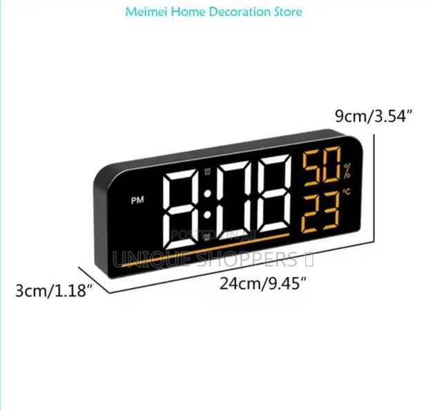 Beautiful Led Wall Table Clock* * Time Display. - thumbnail 2
