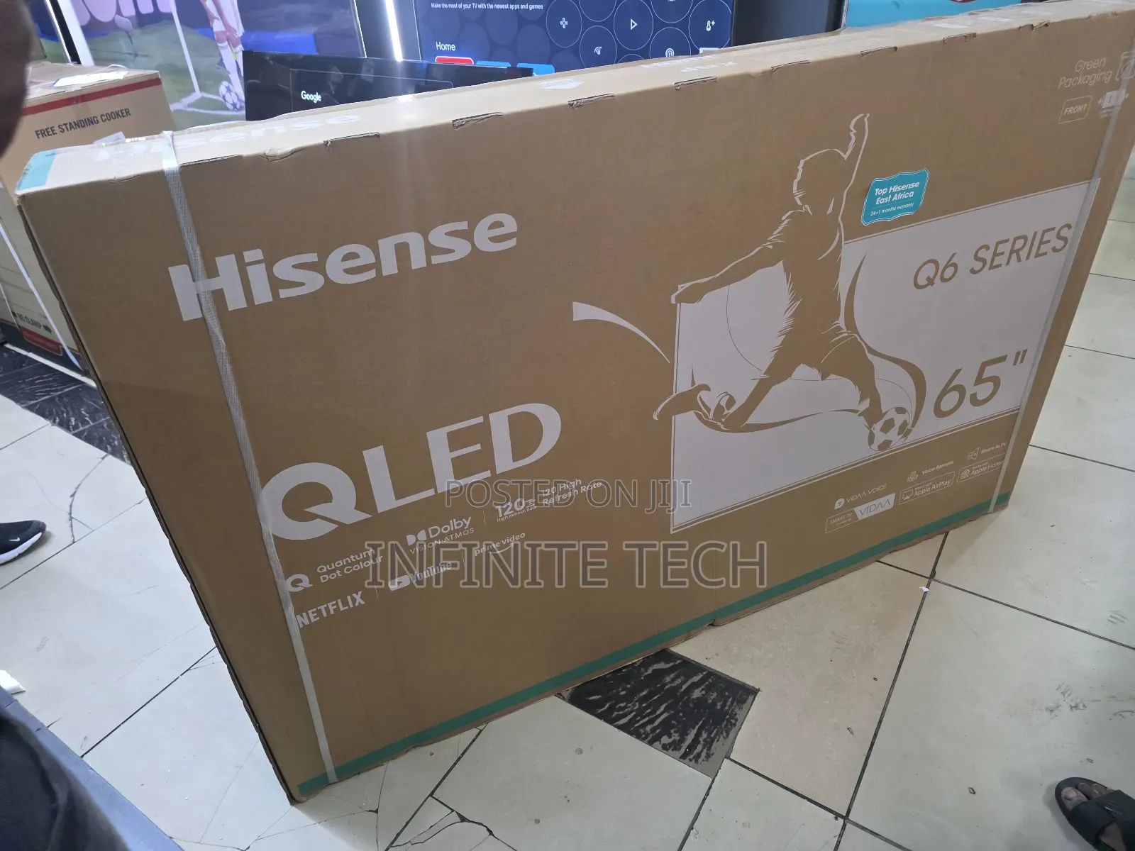 Hisense 65′′ Q6n Qled Smart 4k Vidaa Tv 65q6n