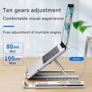 Metallic Adjustable Laptop Stand