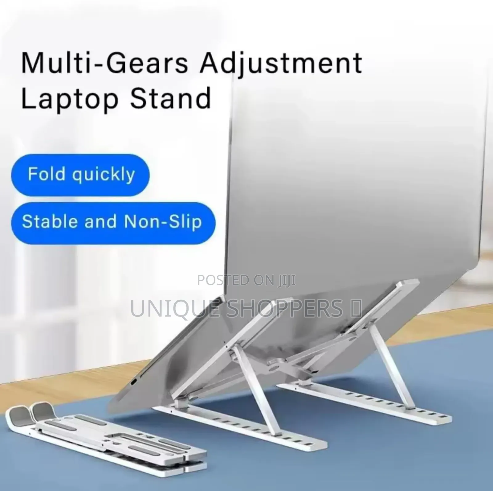 Metallic Adjustable Laptop Stand