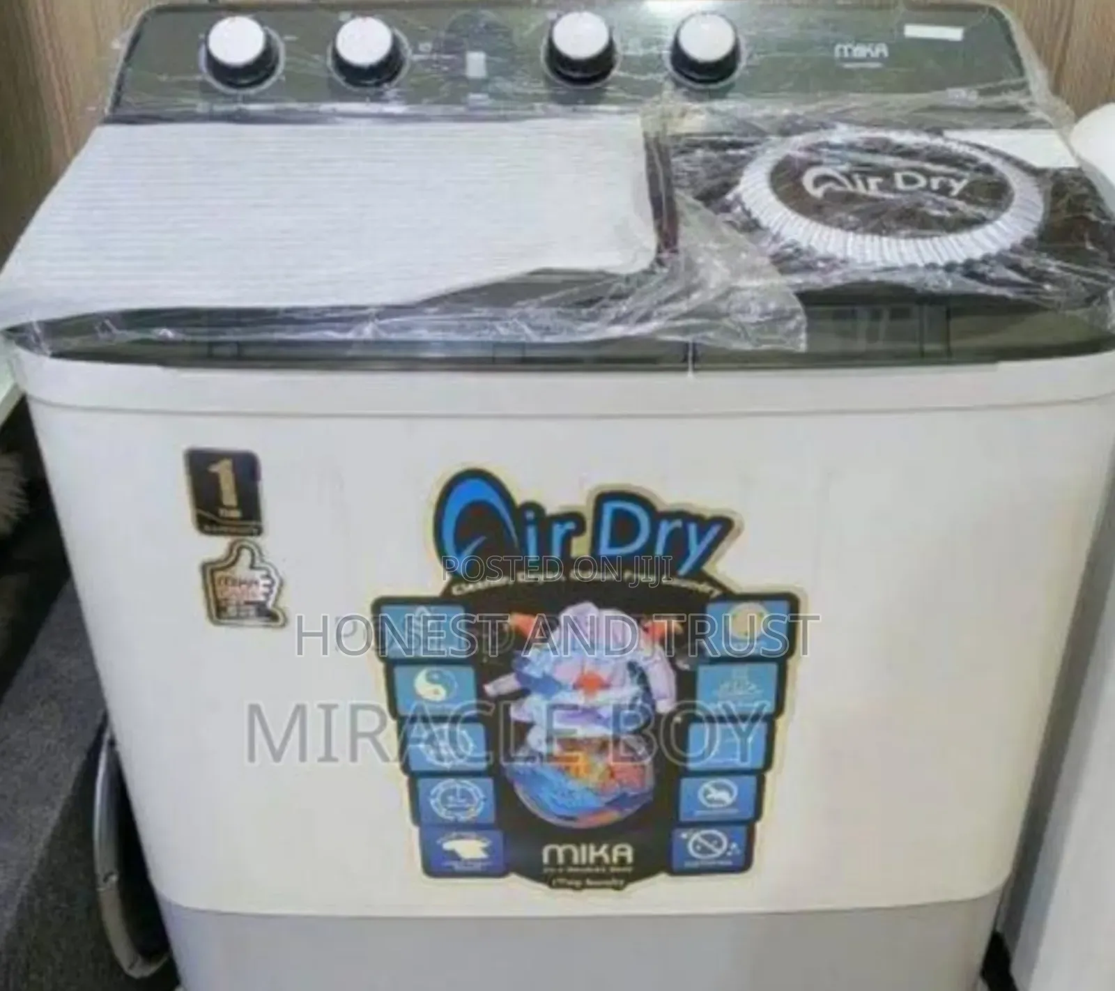 Mika Twin Tub Washing Machine 10kgs
