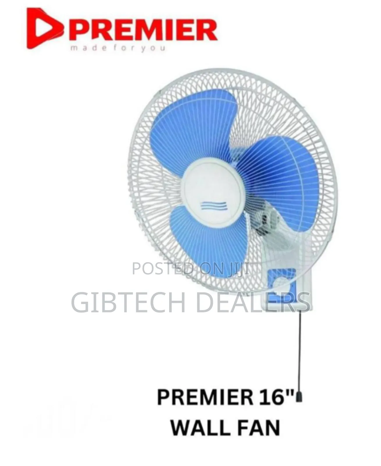 Premier 16 Inches Wall Fan
