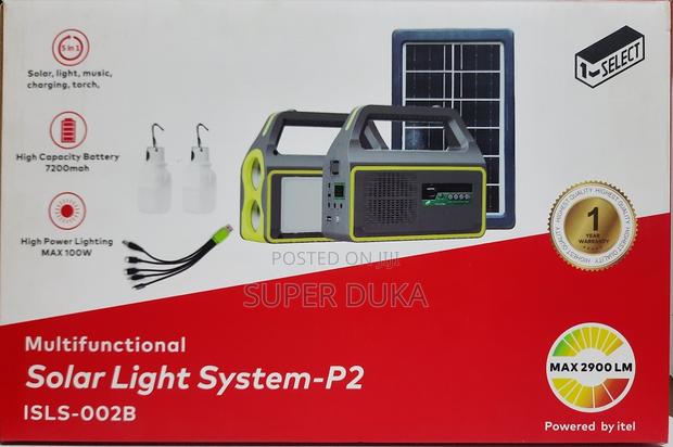 Rechargeable Solar, Light,Bluetooth,Fm,Usb,Mobile Charging,Torch.Itel - main view