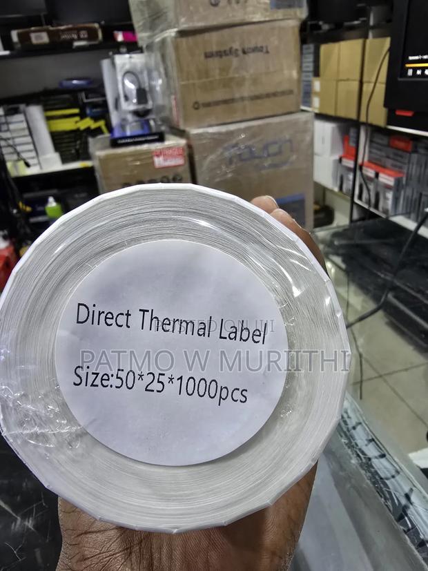 Thermal Label Sticker Roll/Barcode Sticker 50×25 1000pcs - thumbnail 2