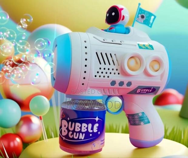 *Bubble Gun With Lights Battery Operated - thumbnail 4