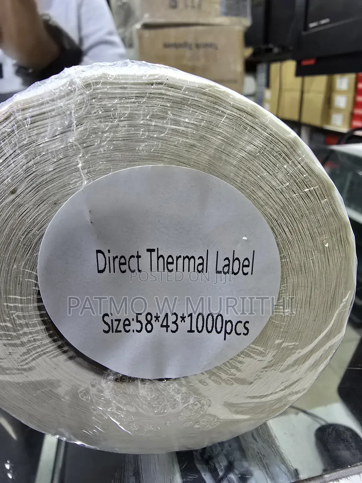 Thermal Label Sticker Roll/Barcode Sticker 58×43 1000pcs