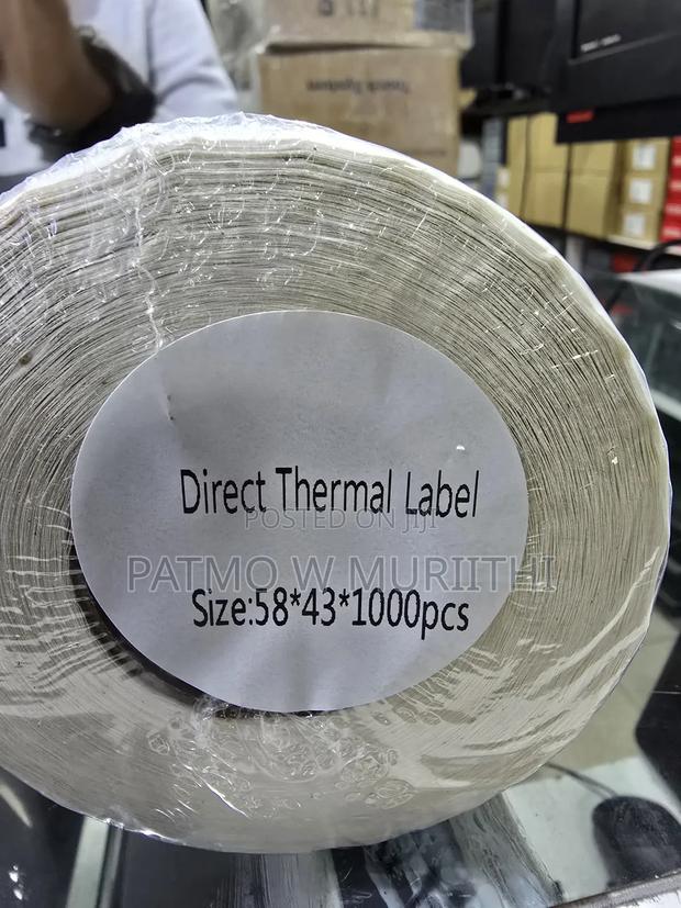 Thermal Label Sticker Roll/Barcode Sticker 58×43 1000pcs - thumbnail 2