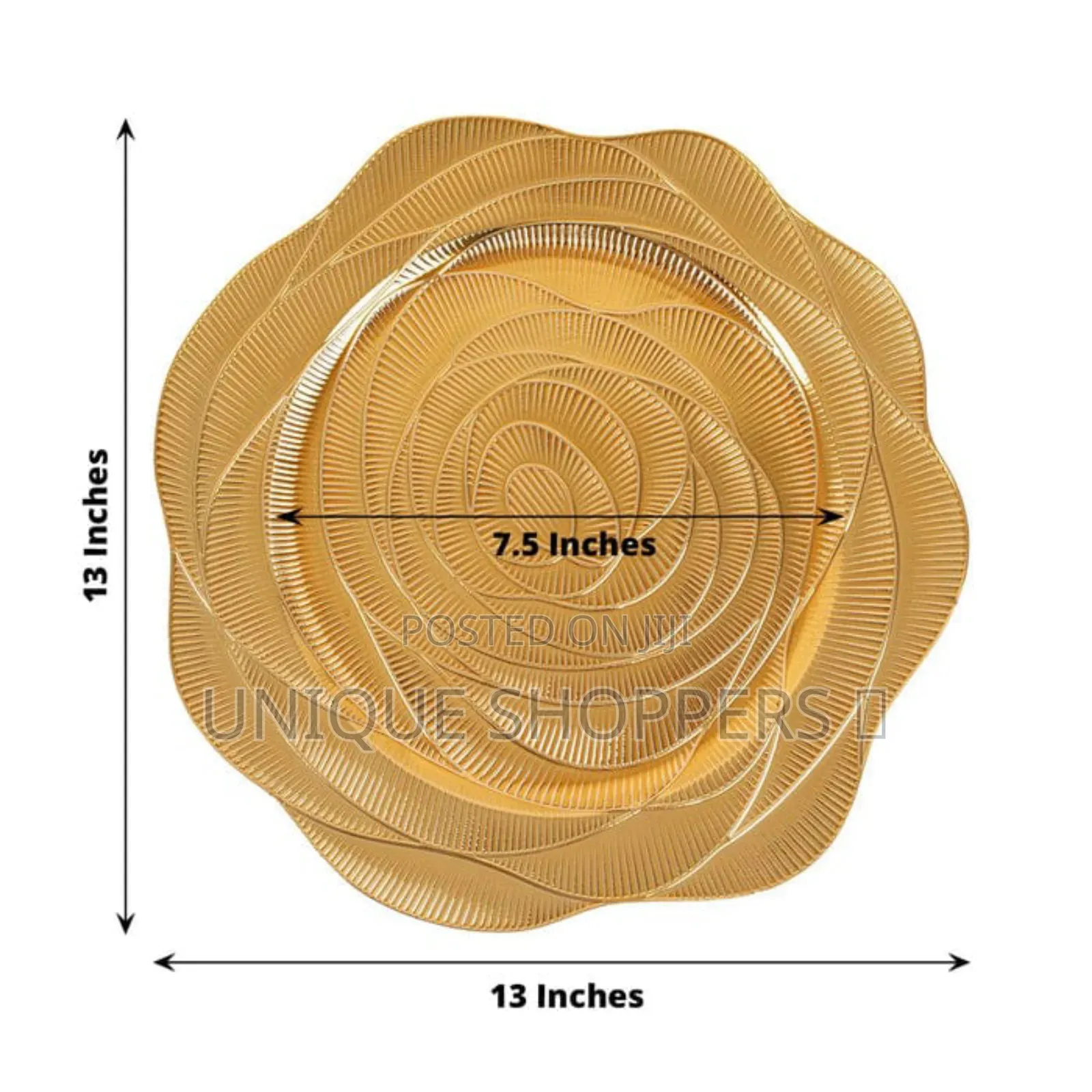 Silver Round Changer Plates
