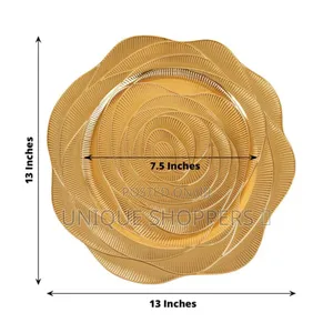 Silver Round Changer Plates