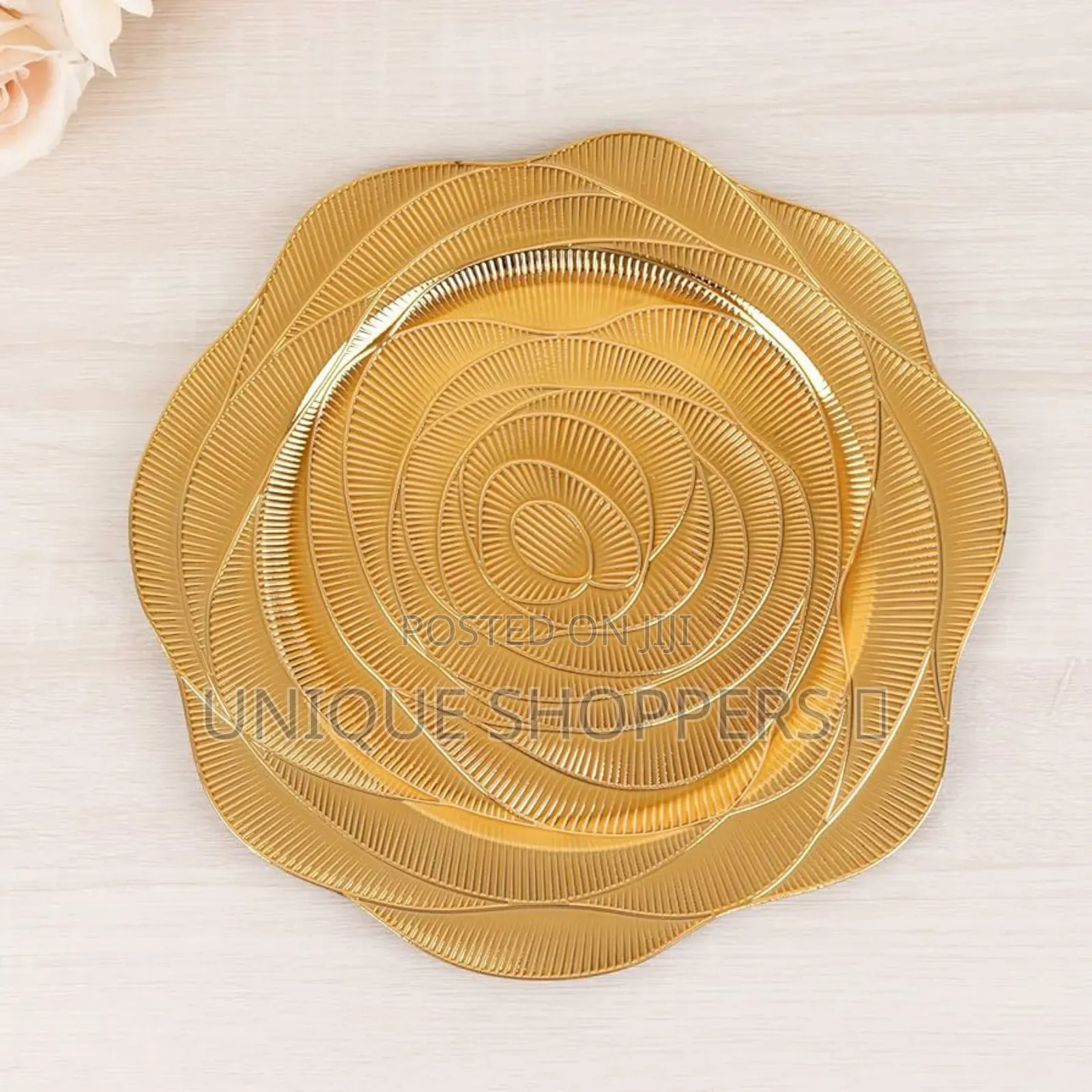 Silver Round Changer Plates
