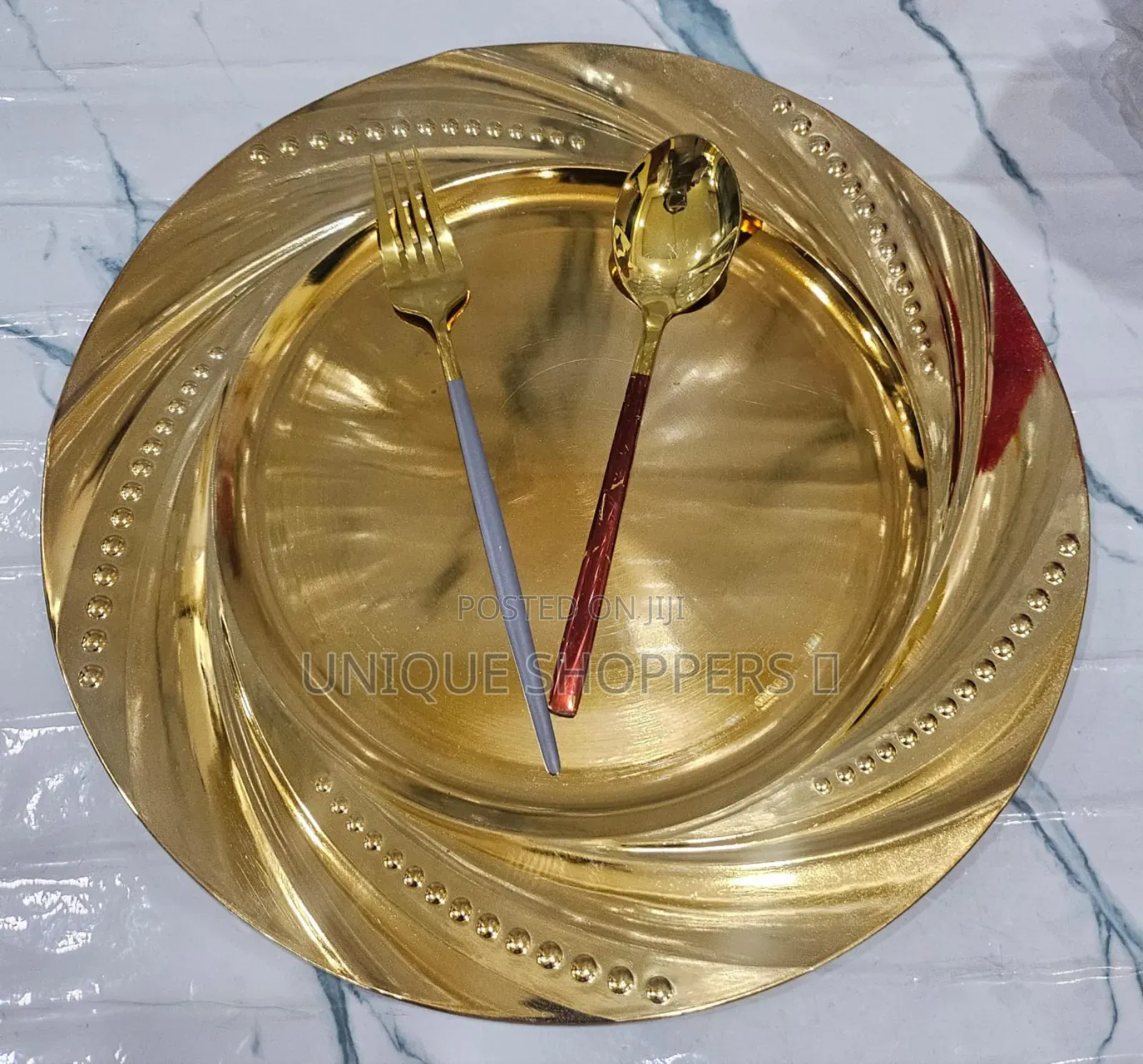 Silver Round Changer Plates