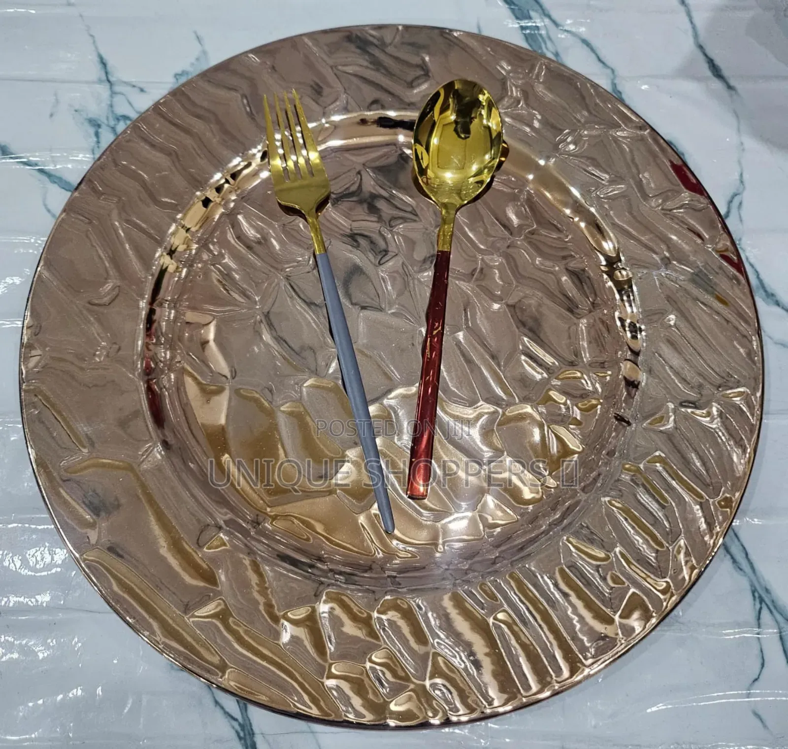 Silver Round Changer Plates