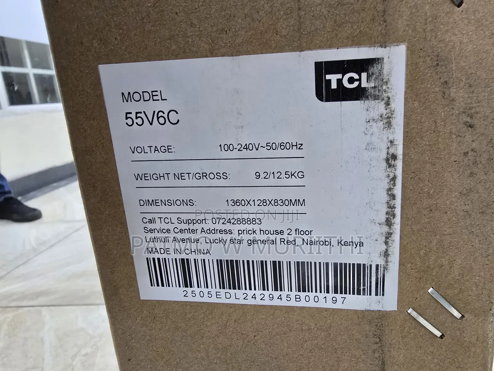 TCL 55inches Google Tv HDR 55v6c
