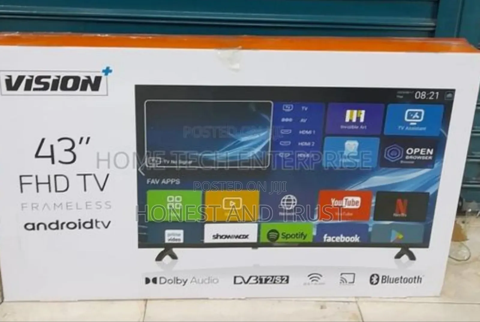 43 Inch Vision Smart Frame Less Smart Tv