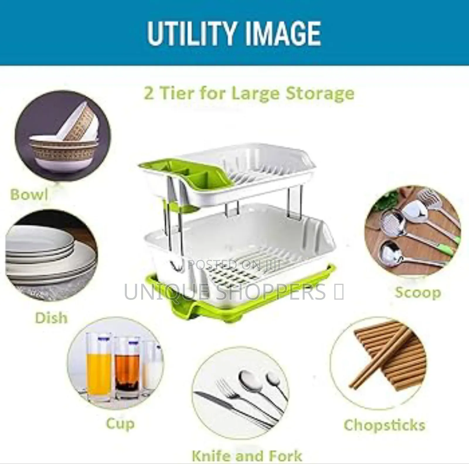 2layer Classy Dish Drainer