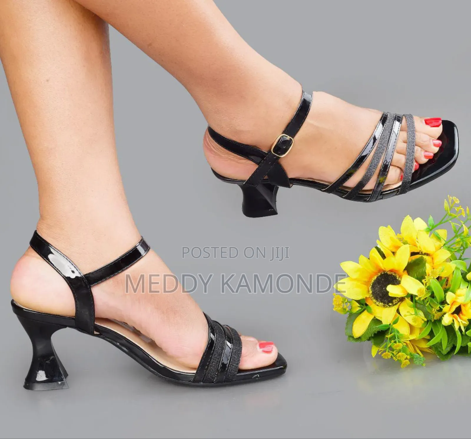 Classy Gold Open Shoes