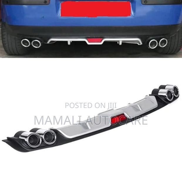 Universal Double Exhaust Car Diffuser - main view