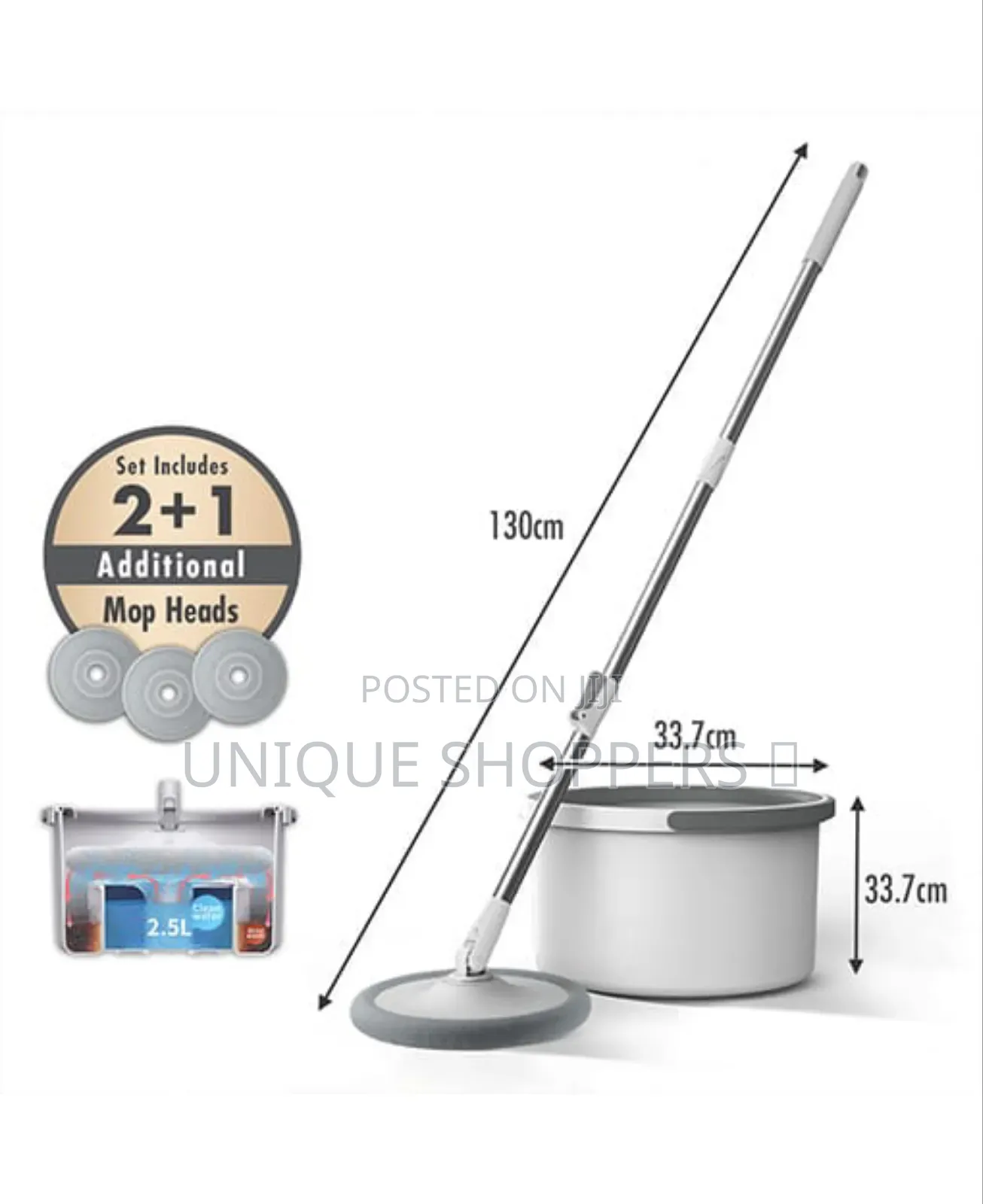 3600 Micro Fiber Spin Mop With Water Separation Bucket