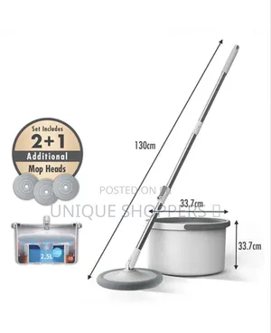 3600 Micro Fiber Spin Mop With Water Separation Bucket