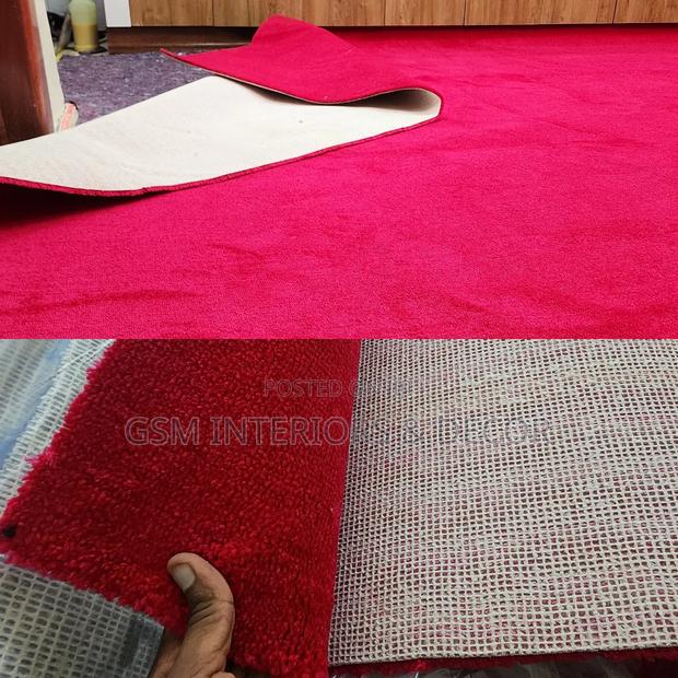 Cheeks Red Office Carpets by Wall to Wall - main view