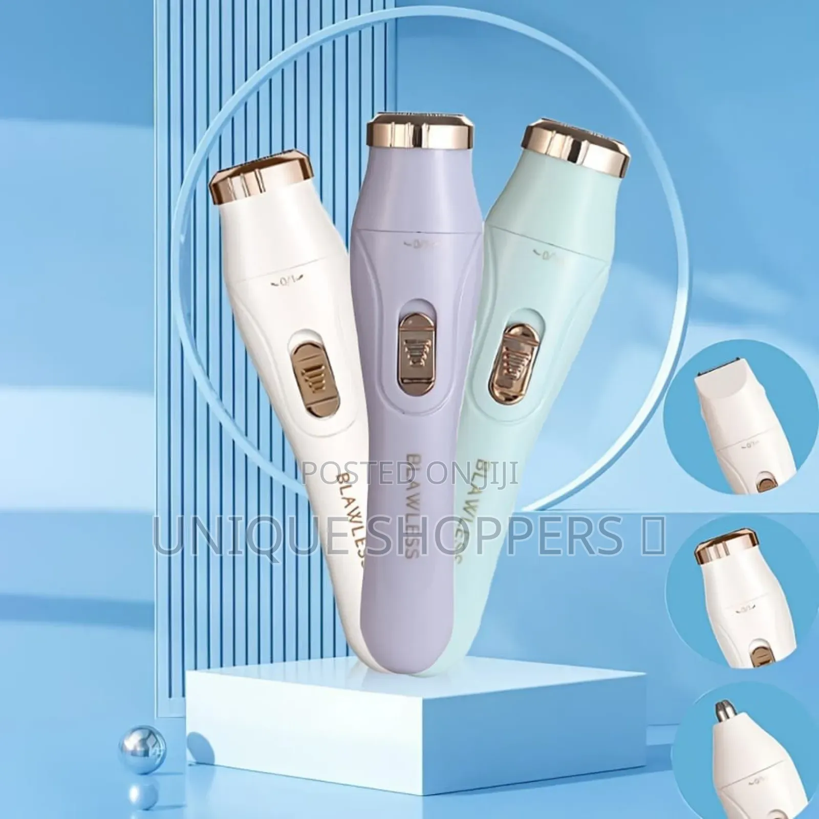3in1 Blawless Multifunction Rechargeable Shaver With 3 Shaver Heads