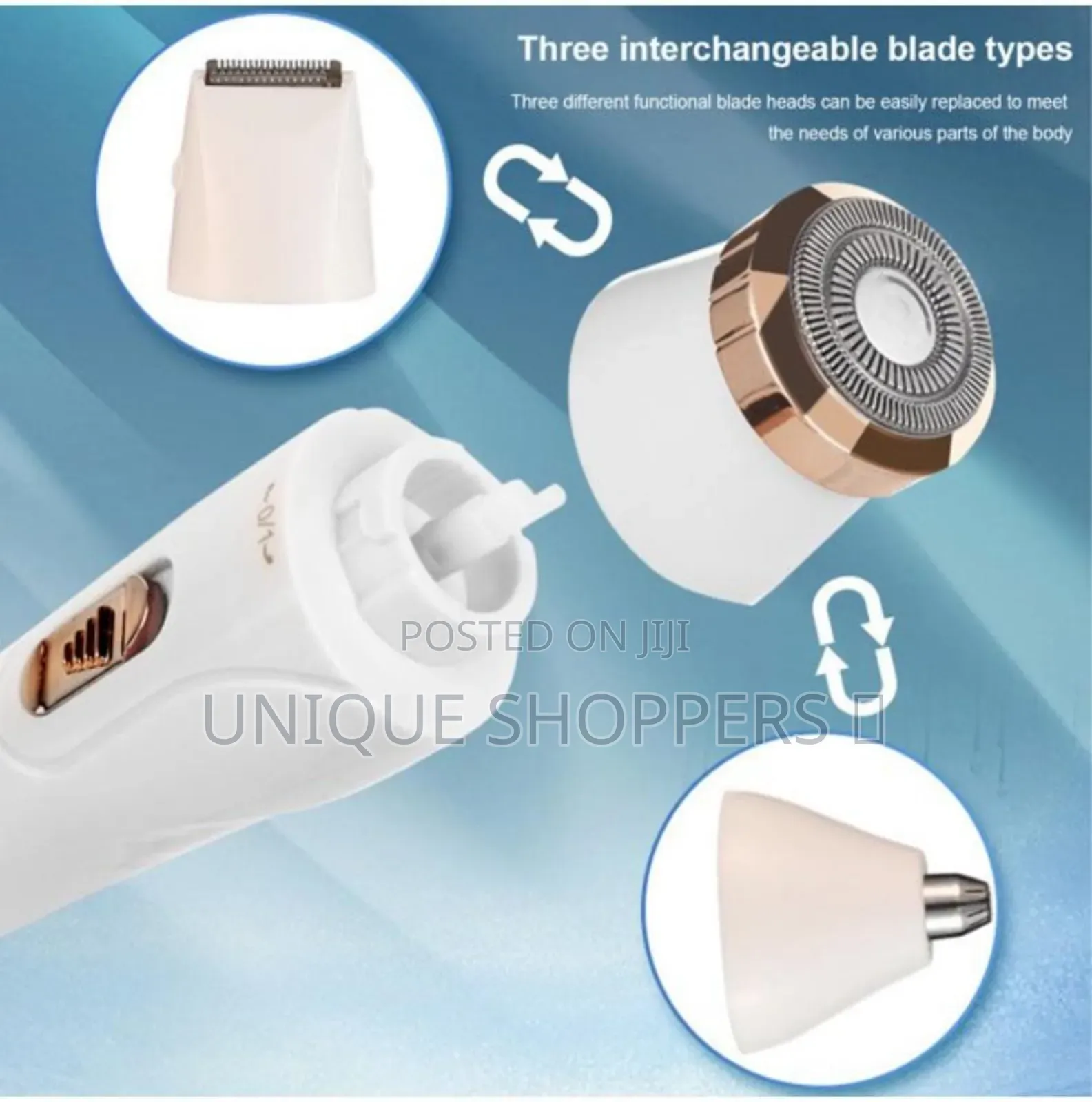 3in1 Blawless Multifunction Rechargeable Shaver With 3 Shaver Heads